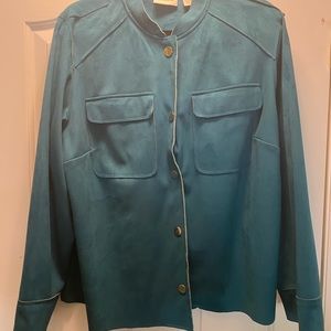 Chico’s Faux suede jacket